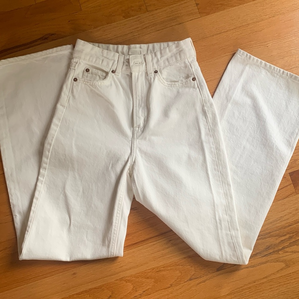H&M off-white pants